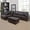 Brown2, variant on Wzlam Sectional Sofa Modern L Shaped 6 Seat with Storage Ottoman Couch Set, Faux Leather Sofa, White, Right Chaise
