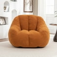 thumbnail image 2 of Bean Bag Chair with Filler, Bean Bag Sofa with Tufted Soft Stuffed Filling, Fluffy and Lazy Sofa, Comfy Cozy BeanBag Chairs with Memory Foam for Dorm, Apartment, Living Room, Yellow, 2 of 9