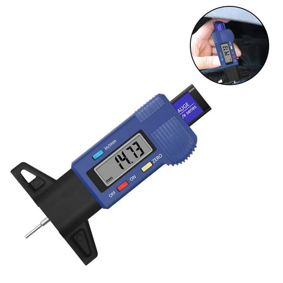 Tire Tread Depth Gauge,LCD Digital Tire Tread Depth Gauge Tool