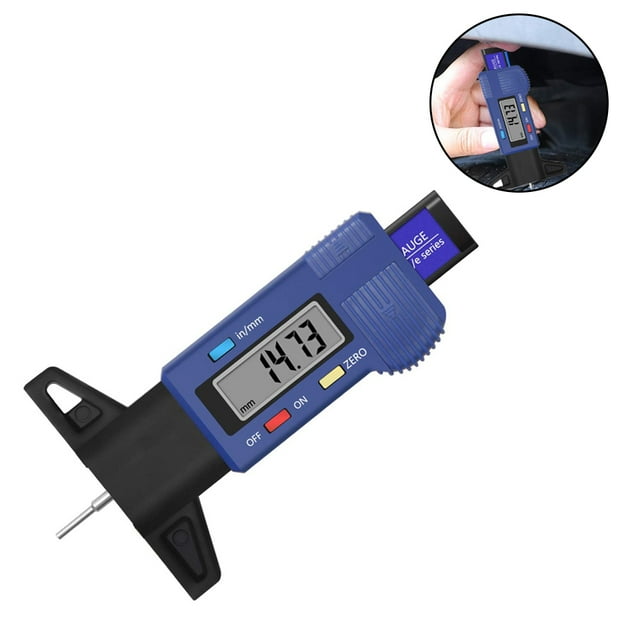 Tire Tread Depth Gauge,LCD Digital Tire Tread Depth Gauge Tool