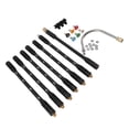 thumbnail image 1 of Varitas De Extensión Para Limpieza De Canalones, Lanza Ajustable Antifugas De Acero Inoxidable Para Lavadora A Presión, Conector De 1/4 De Pulgada Con 6 Boquillas Rociadoras Para, 1 of 7