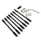 thumbnail image 1 of Varitas De Extensión Para Limpieza De Canalones, Lanza Ajustable Antifugas De Acero Inoxidable Para Lavadora A Presión, Conector De 1/4 De Pulgada Con 6 Boquillas Rociadoras Para, 1 of 7