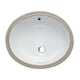 thumbnail image 1 of EAGO BC224 Lavabo bajo encimera ovalado de cerámica blanca de 18 "x 15" EAGO BC224, 1 of 2