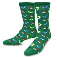 thumbnail image 4 of TeeHee Christmas and Holiday Fun Crew Socks for Men 5-Pack (5PK-Gingerbread Man Candies), 4 of 7
