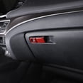 thumbnail image 4 of TINKI Compatible for Honda Pilot 2016-2022 Interior Accessories Carbon Fiber Center Consoles Cover Decals Protector Sticker, Soft Carbon Fiber, Red, 4 of 15