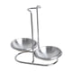 thumbnail image 1 of Soporte doble de acero inoxidable para cucharón, soporte para utensilios de cocina, soporte para cucharas D re, 1 of 9