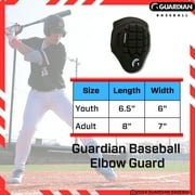 Guardian Baseball Softball Batters Protective Elbow Guard | Adult & Youth | Unisex, 1 pack