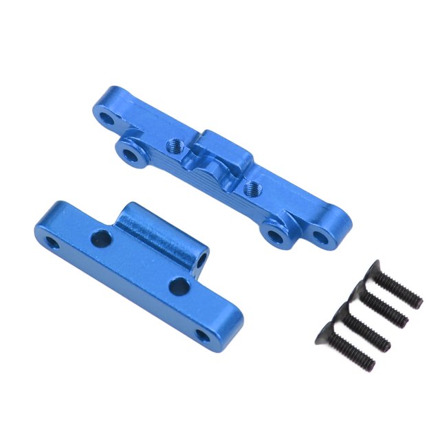 Asiento De Brazo Oscilante De Coche 1/18 RC, Soporte De Suspensión 1/18 RC Material De Aleación De Aluminio De Alta Resistencia Apariencia Delicada Para Vehículos Todoterreno ANGGREK Azul