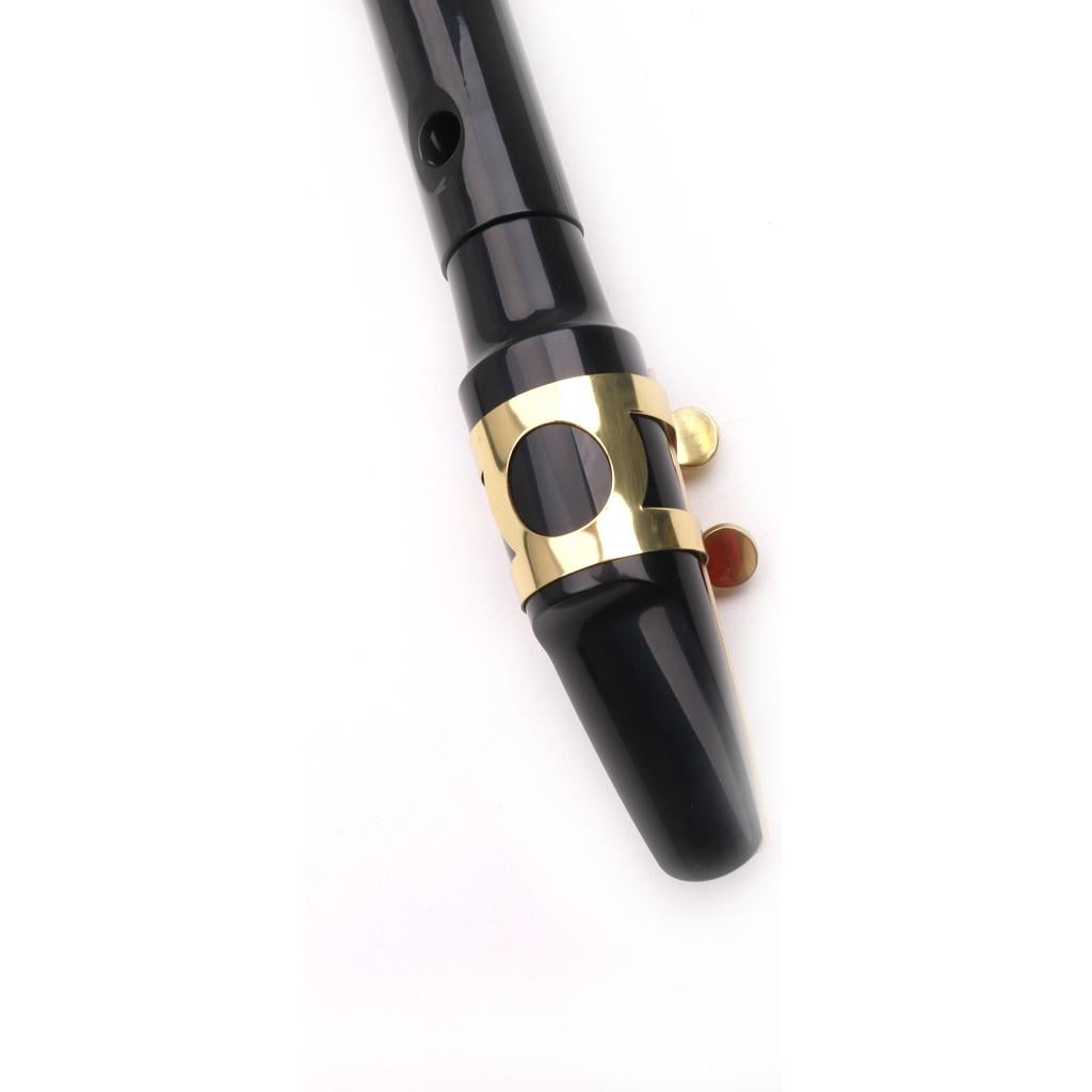 LeeQinersw Little Sax Mini Alto Saxophone Simple Key C Pocket Music Tool & Carrying Bag