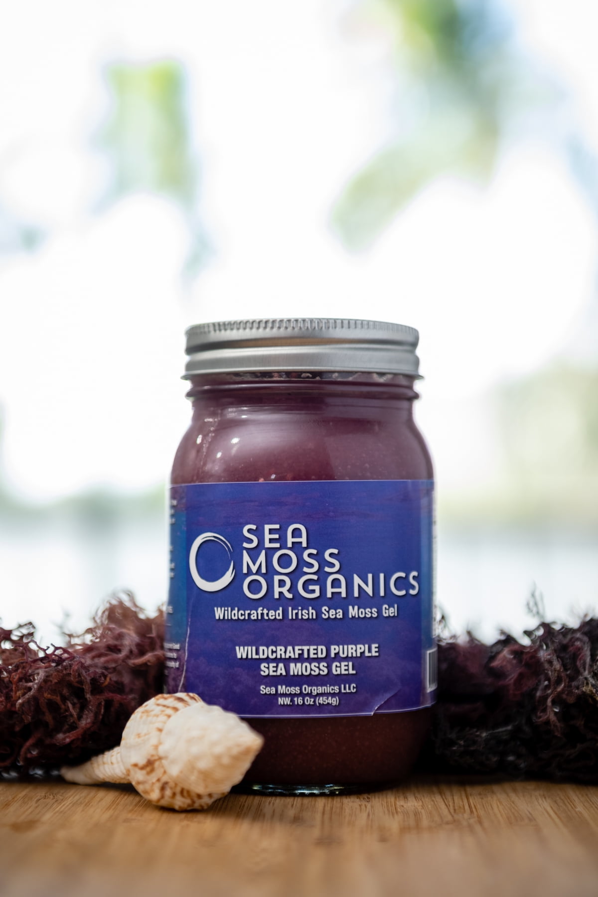 Buy Sea Moss Gel By Sea Moss Organics - Wildcrafted Purple Sea Moss ...