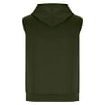 thumbnail image 4 of ameIAEA Mens Sleeveless Hooded Sweatshirt Zip Up Workout Tank Tops Lightweight Athletic Shirt with Pocket, 4 of 6