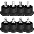 thumbnail image 4 of Pies de reemplazo de silla de oficina de 8 piezas Padres de fijación de sillas prácticas Ruedas de ruedas, 4 of 5