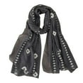 thumbnail image 1 of Foulard en Lin Femme Coton Longue Brodée Mode Unie et Fine, 1 of 5