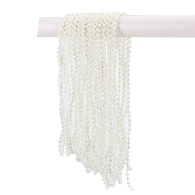 2 Colors Bead Pearl, Bead String, For Crafts Party Decorations Curtains Lace Accessories Beige
