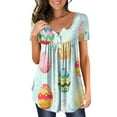 thumbnail image 1 of Cathalem Women Oversized T-Shirt Stretchy Bodycon Basic Tee Tops,Light Blue XL, 1 of 4