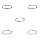 thumbnail image 2 of Tobilleras de cuentas de arroz Qarigey decoración Type2 NO2, 2 of 5