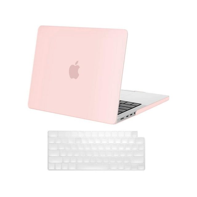 MacBook Pro 14 Pouces Étui 2021 Modèle A2442 avec Puce M1 Pro / Max, Coque Rigide et Protection de Clavier pour MacBook Pro 14 Pouces 2021 avec Touch ID