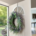 thumbnail image 2 of Haute Decor HighProfile Wreath Hanger Over the Door Hook (Brushed Nickel), 2 of 5