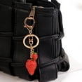 thumbnail image 6 of Naierhg Women Fashion Strawberry Fruit Keychain Key Ring Bag Hanging Ornament Pendant, 6 of 7