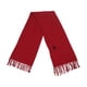 thumbnail image 1 of Bufanda con calefacción USB Color liso Borla Decoración Bolsillo Bufanda de cuello con calefacción electrónica para invierno Rojo, 1 of 5