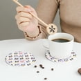 thumbnail image 5 of Kdxio Cute Dog Funny Coasters,4 Pcs Leather Coasters,Housewarming Gifts,Protect Furniture from Water Marks Scratch and Damage, 5 of 8