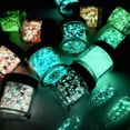 thumbnail image 4 of Joernso 1 Bottle Nail Flake Luminous Reflective High Saturation Glow Dark Glitters Nail Art Craft Filling Decoration for Manicure, 4 of 8