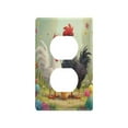 thumbnail image 3 of IAUYY Retardant PC Material Toggle Switch Switch Plate Covers Easy DIY Installation with Screws Light Switch Cover Plate Their Chicks, 3 of 9