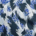 thumbnail image 1 of oneOone Cotton Jersey Medium Blue Fabric Animal Skin Quilting Supplies Print Sewing Fabric By The Yard 58 Inch Wide, 1 of 6