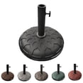 thumbnail image 2 of Base para paraguas International Caravan, 25 libras, resina, terracota, 2 of 7