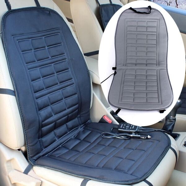 Universal Car Heated Seat Cover Cushion Gift Hot Warm Heating Warmer Winter 12V Vehicle SUV Truck Van by