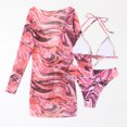 thumbnail image 4 of Gibobby Trajes de Natación para Mujer Bikini Sexy 2023, traje de baño para mujer, juego de Bikini estilo Push Up, traje de baño brasileño con Tanga, ropa(Rojo de la sandía,CH), 4 of 5