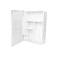 thumbnail image 3 of Botiquín Gabinete para Baño Plásticos Beta con Espejo - 52x42 cm Color Blanco - Organizador de Pared Resistente a Humedad, 3 of 6