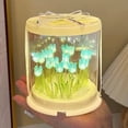 thumbnail image 6 of Ouuluon Night Light Flower Sea Handmade Diy Night Light Kit, Cake Box Romantic Ambient Lamp for Bedroom Birthday Gift for Women Girls, 6 of 7