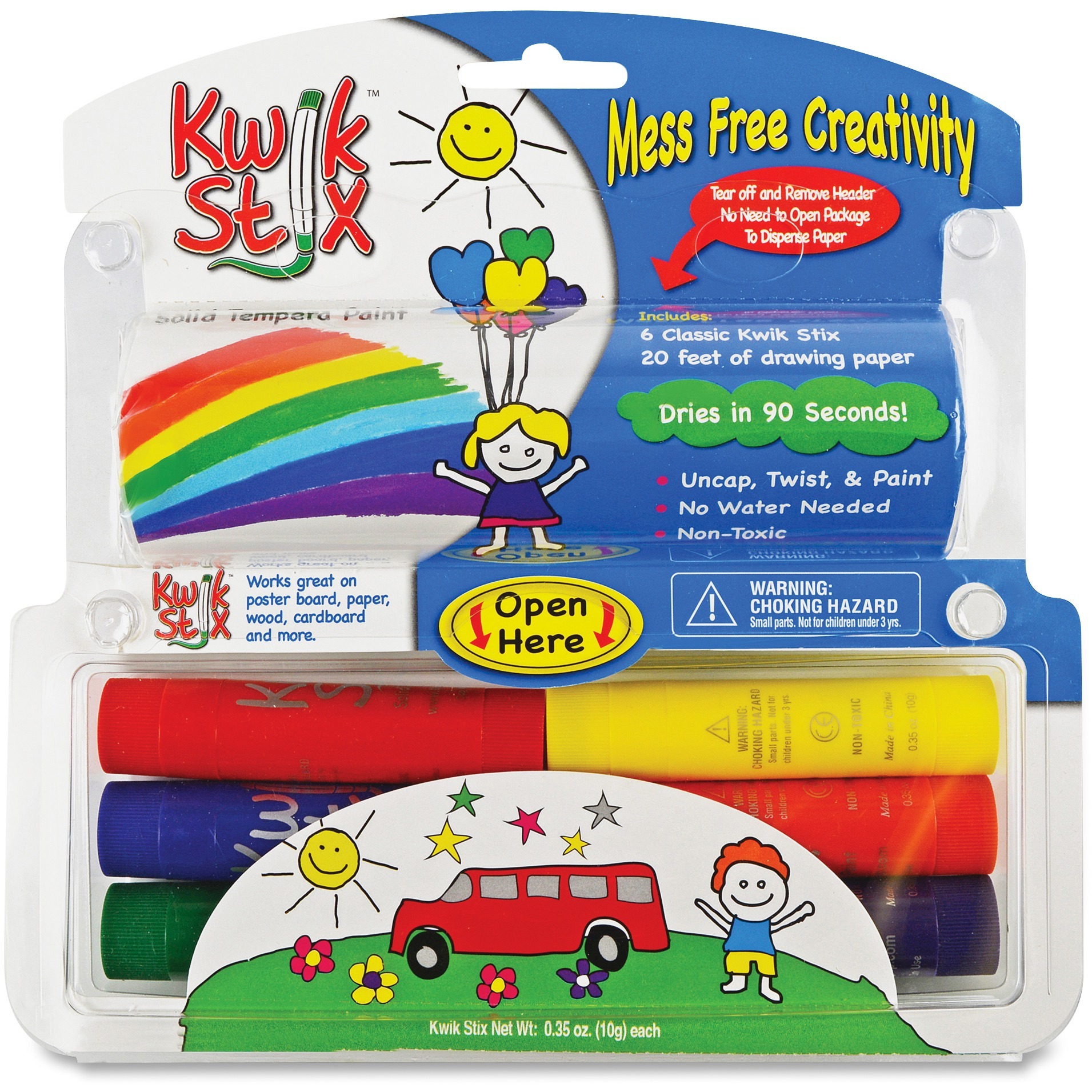 Kwik Stix Tempera Paint/Paper Set