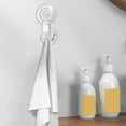 thumbnail image 4 of Btomtd Towel Hooks for Bathrooms,Suction Cup Hooks Bathroom Shower Kitchen For Mounting Slick Tiles Glass Shower Doors And Mirrors Suction Cup Hooks Do Not Damage Walls Strong Adhesion, 4 of 7