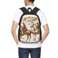 thumbnail image 5 of Balery Western Desert Cowboys1 Backpack for Men and Women - Durable 600D Oxford Cloth -Large Capacity, Water-Resistant School, Travel, and Hiking Bag, 5 of 7