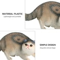 thumbnail image 4 of Figurine de Chat en Plastique Modèle de Chat Ornement Modèle Animal Réaliste, 4 of 7