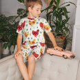 thumbnail image 4 of Balery Flower Chicken Conjunto de Pijama Infantil de Manga Corta con Estampado – Ropa de Dormir de Algodón Suave-Medium, 4 of 6
