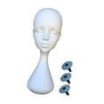 thumbnail image 2 of BELOVING Mannequin Head Model Mannequin Head Display for Hat Shopping Mall Home Salon With bottom cover, 2 of 9