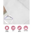 thumbnail image 6 of Spring Easter Kitchen Dish Towels for Drying Dishes Set of 3, Bunny Botanical Flowers Leaves Purple Check Waffle Weave Microfiber Hand Tea Bathroom Towels Quick Dry & Absorbent Towel 15.7x23.6, 6 of 7