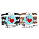 thumbnail image 1 of Corazón de amor 5 cartas Pulsera pareja de cuerdas de cuero Unbranded M, 1 of 3