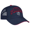 thumbnail image 3 of Men's Colosseum Navy Liberty Flames Wyatt Adjustable Hat, 3 of 4