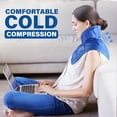 thumbnail image 2 of LotFancy Ice Pack for Neck Shoulder, Reusable Cold Compress Therapy for Injuries, Swelling, Strains, 2 of 7