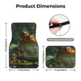 thumbnail image 5 of Zufioo Intellectual Frog Pond Print Car Floor Mats Four-piece Set, Car Interior Accessories - Corrosion-resistant, Non-Slip, Suitable for Cars, Trucks, Vans, 5 of 7
