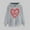 Gray, variant on SOOMLON Valentines Day Hoodies for Women Couple Valentines Gift Plus Size Tunic Long Sleeve Crewneck Sweatshirts Tops Funny Heart Graphic Pullovers Shirts Fashion Valentines Outfits 2025 Army Green