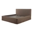 thumbnail image 6 of Pemberly Row Contemporary Fabric King Bed with Plywood Frame in Brown, 6 of 7
