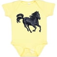 thumbnail image 3 of Inktastic Beautiful Galloping Black Horse Boys or Girls Baby Bodysuit, 3 of 5