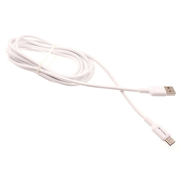For Nokia C300/C110 - 10ft USB-C Cable, Type-C Charger Cord Power Wire USB Long Fast Charge Sync High Speed White for Nokia C300/C110 Phones