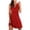 Red, variant on Summer Fashion Mini Beach Dresses for Womens 2025 Sexy Sleeveless Printed Print Dresses