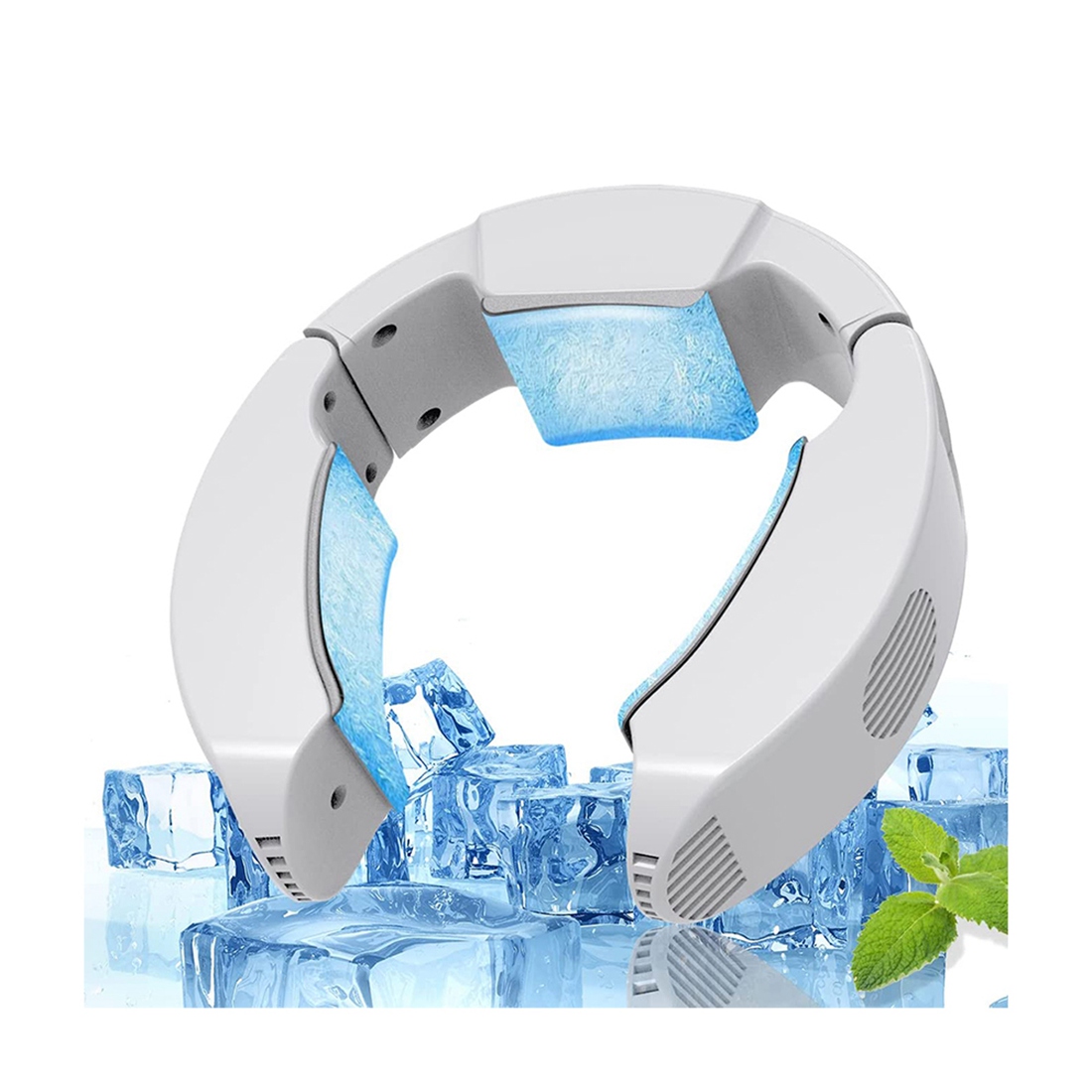 Neck Fan, Neck Air Conditioner, 3 Cooling Plates, Portable Neck Fan, Hands Free Neck Fan